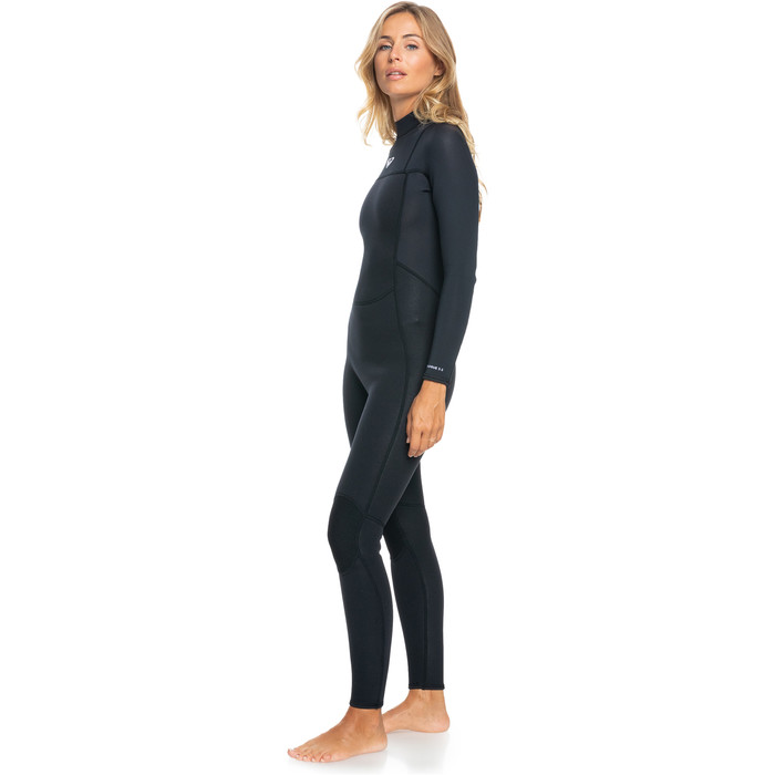 2024 Roxy Womens Prologue 4/3mm GBS Back Zip Wetsuit ERJW103154 - Black